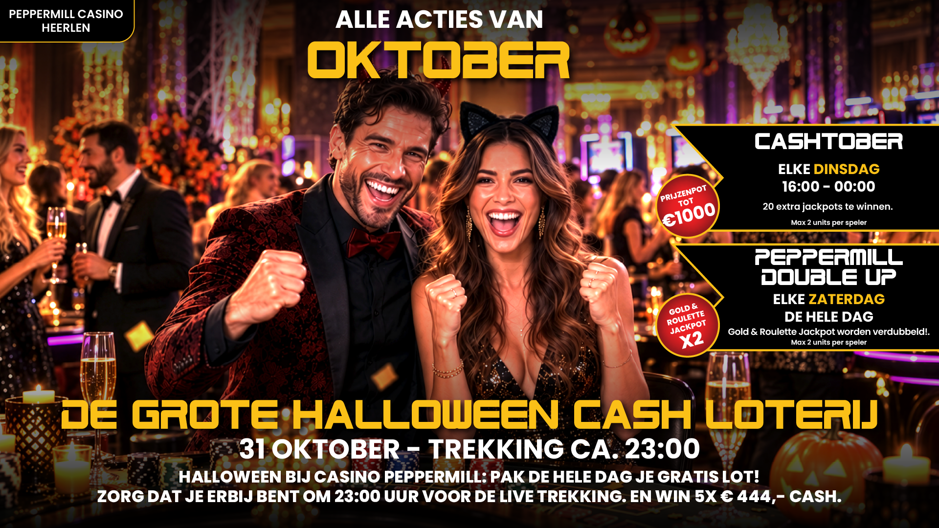 Peppermill Casino Heerlen in oktober